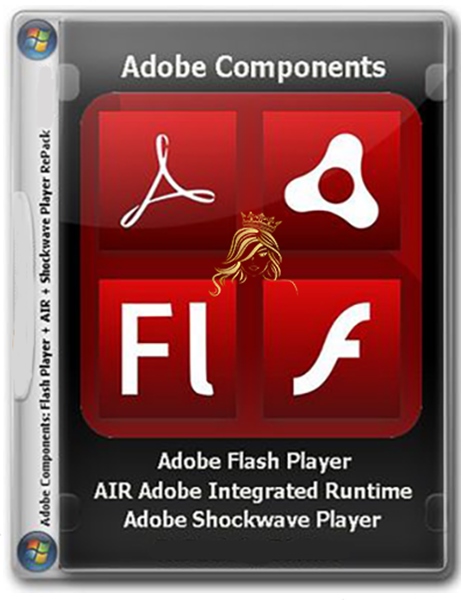 Player repack. Adobe components: Flash Player. Adobe Flash Player 32.0. Adobe Flash Player 27. Adobe Flash Player 24.