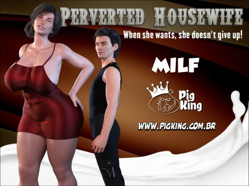 PigKing - Perverted Housewife 3D Porn Comic