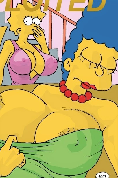 Exploited Simpsons with Marge And Lisa Simpson by The Fear Porn Comics