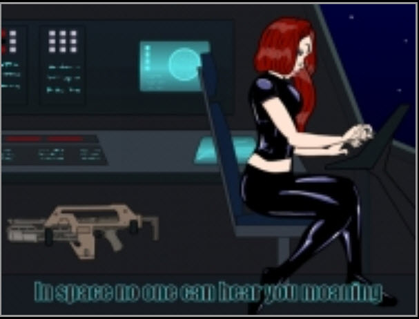 3D Fuck House - In space no one can hear you moaning Porn Game